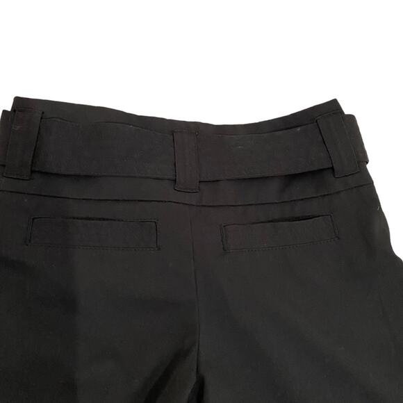 American Rag Juniors Size 1 CIE Black Wide Leg Pants With Removable Belt - Picture 7 of 13